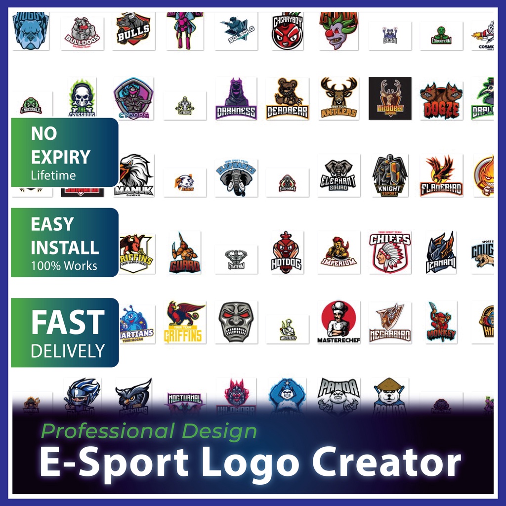 2022 ESports Logo Creator Professional Design Premium Logo Template