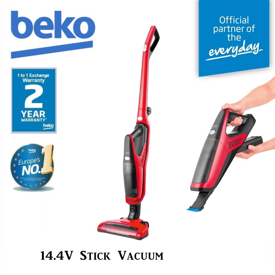 BEKO 14.4V Upright Stick Vacuum Cleaner with DC Motor VRT61814