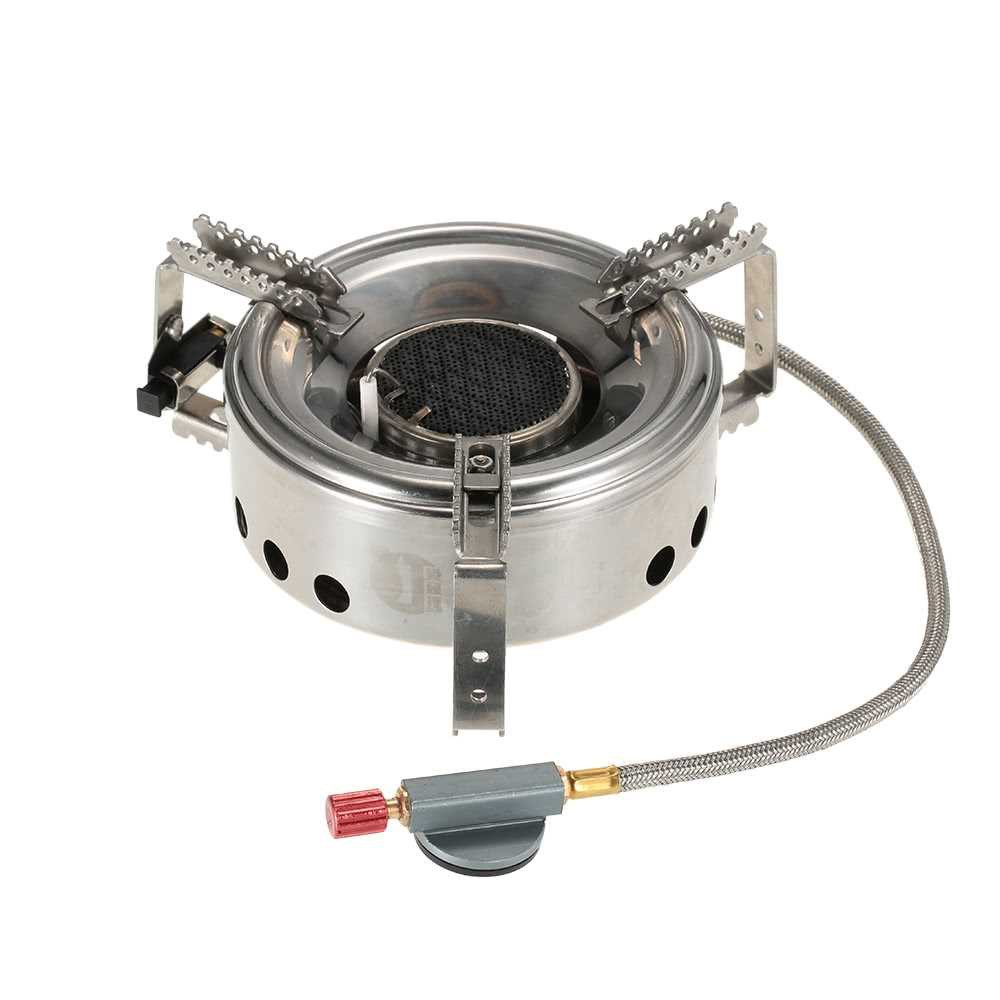 Outdoor Mountaineering Camping Cooking Big Power Windproof Gas Stove