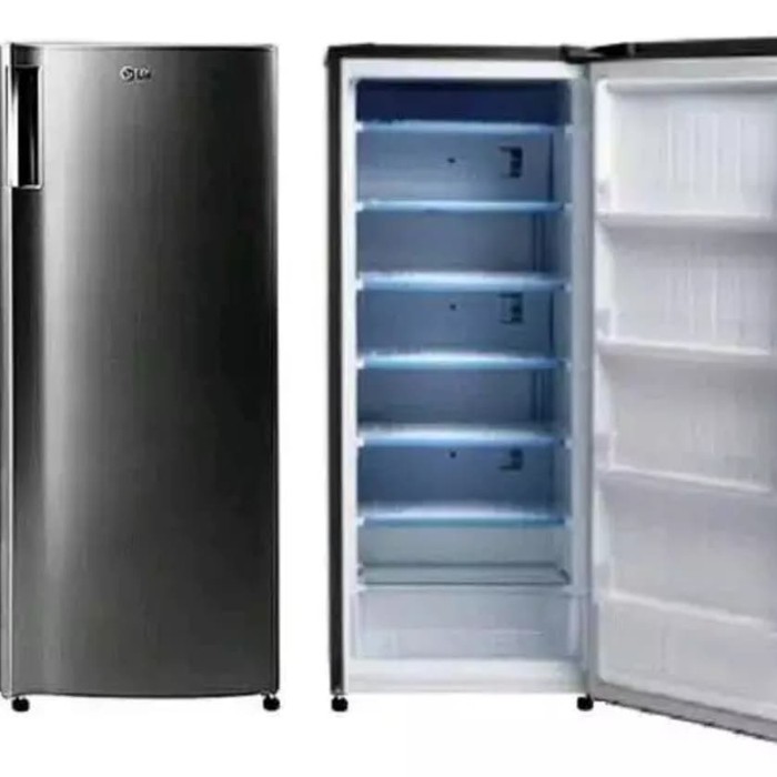 LG GN304SHBT Black 171L Upright Freezer Vertical Freezer with Smart Inverter Compressor Black