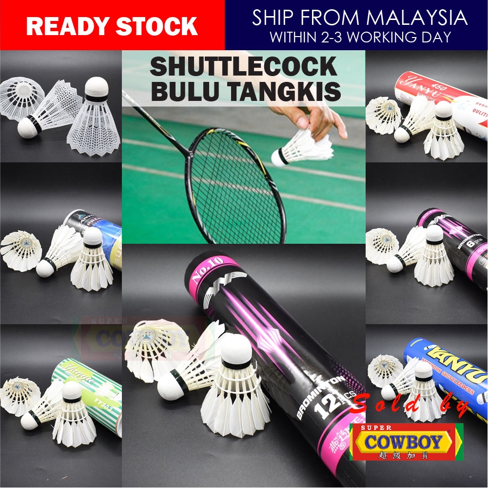 Badminton Shuttlecock Bulu Tangkis Plastic Shuttlecock Durable Shuttle
