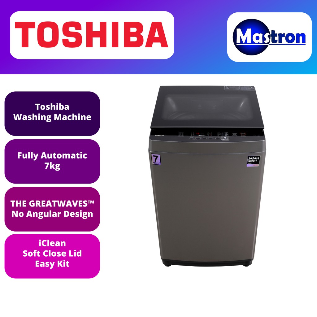 [Lorry/Courier] Toshiba Washing Machine 7kg AWJ800AM(SG) Shopee Malaysia