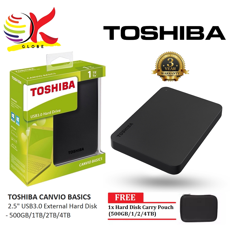TOSHIBA CANVIO BASIC EXT EXTERNAL HARD DRIVE 2.5