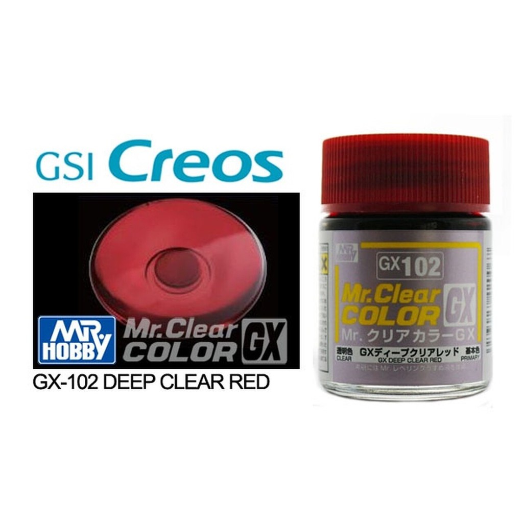 MR COLOR GX102 CLEAR RED (HOBBY & MODEL KIT PAINT) Shopee Malaysia