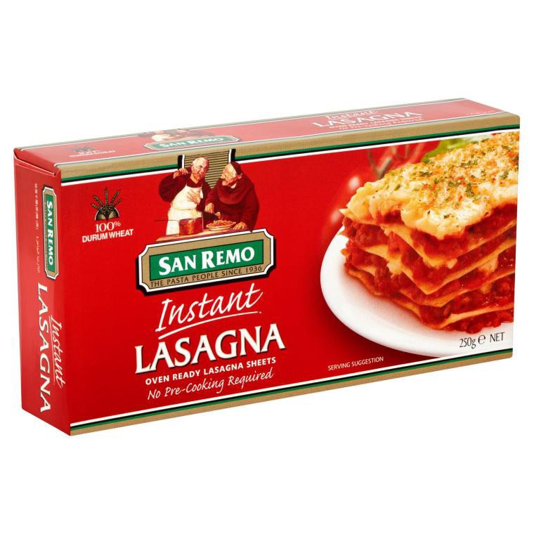 SAN REMO Instant Lasagna 250gm Shopee Malaysia