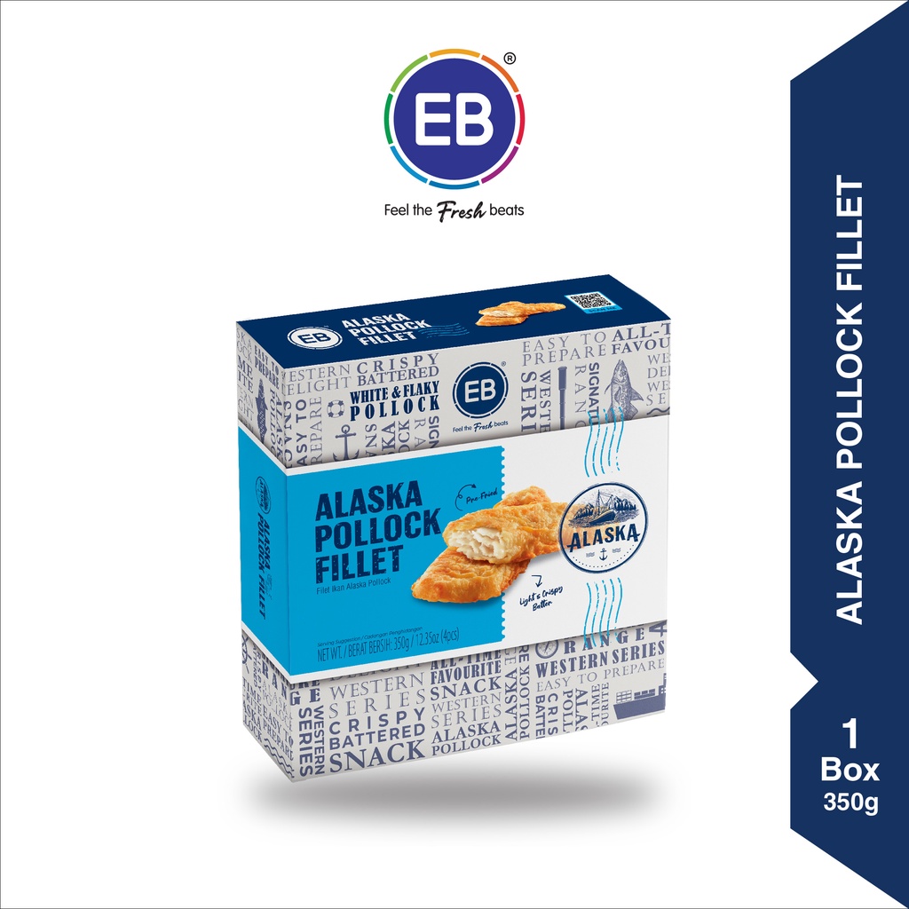 EB Alaska Pollock Fillet 350g Shopee Malaysia