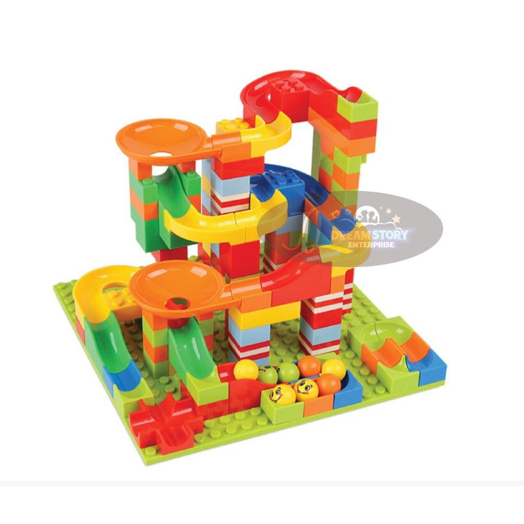 [JL DREAM STORY] Small Size Marble Run Set Puzzle Maze Race Track Game