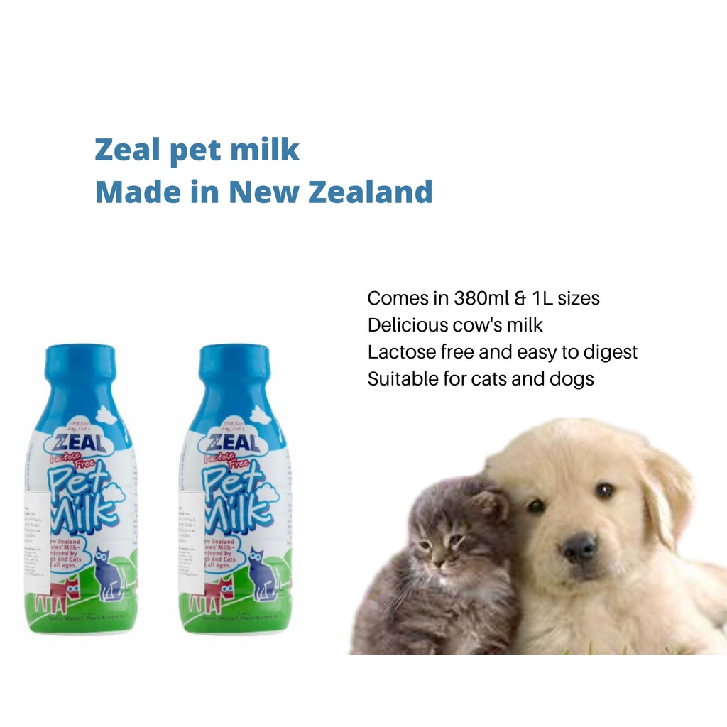 Zeal Lactose Free Pet Milk 380ml Shopee Malaysia