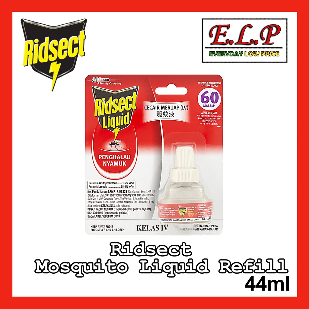 Ridsect Goodnight Liquid Refill 44ml Shopee Malaysia