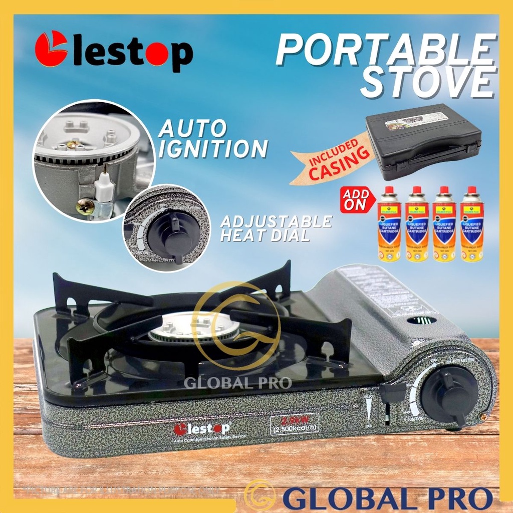 LESTOP LPG7007 Portable Gas Stove With Carry Casing for Camping