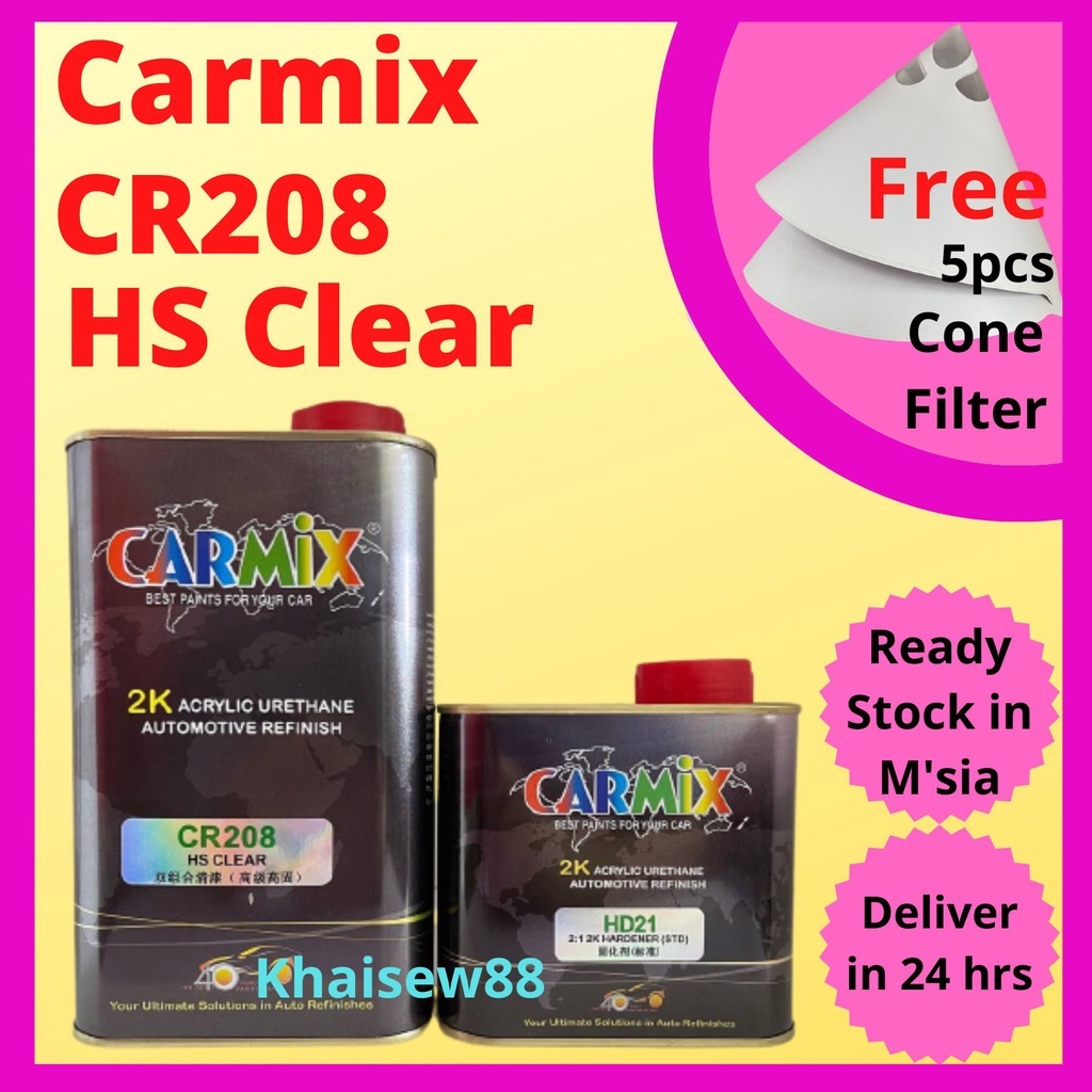 Carmix CR208 2K Clear / 2K Lacquer for Car / Clear kereta Shopee Malaysia