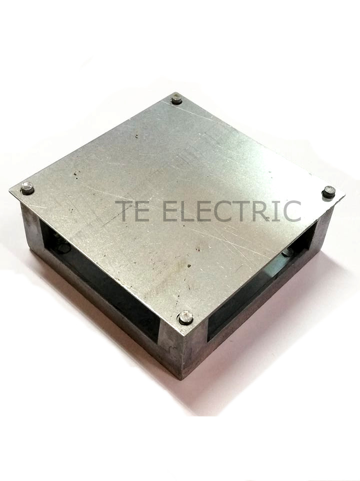 4" X 4" 4 INCH ALUMINIUM TELEPHONE JUNCTION BOX METAL ELECTRICAL