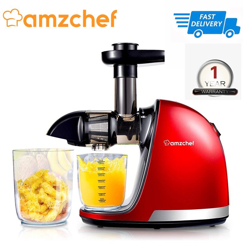 AMZCHEF ZM1501 Slow Juicer Slow Masticating Juicer Extractor 150W Shopee Malaysia