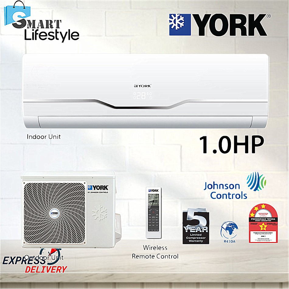 YORK 1HP AIR CONDITIONER YWM3F10DAS Shopee Malaysia