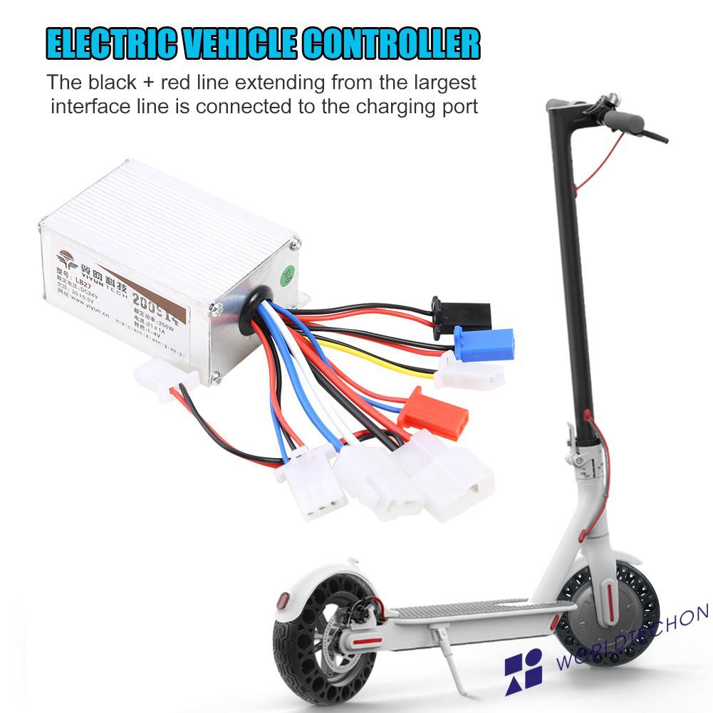 24V 250W EBike Motor Brush Controller Aluminium Alloy Electric Scooter Parts Shopee Malaysia