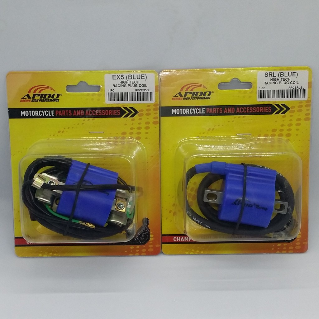 APIDO PLUG COIL RACING HIGH POWER EX5/DREAM/WAVE110/W100/WAVE125/W125