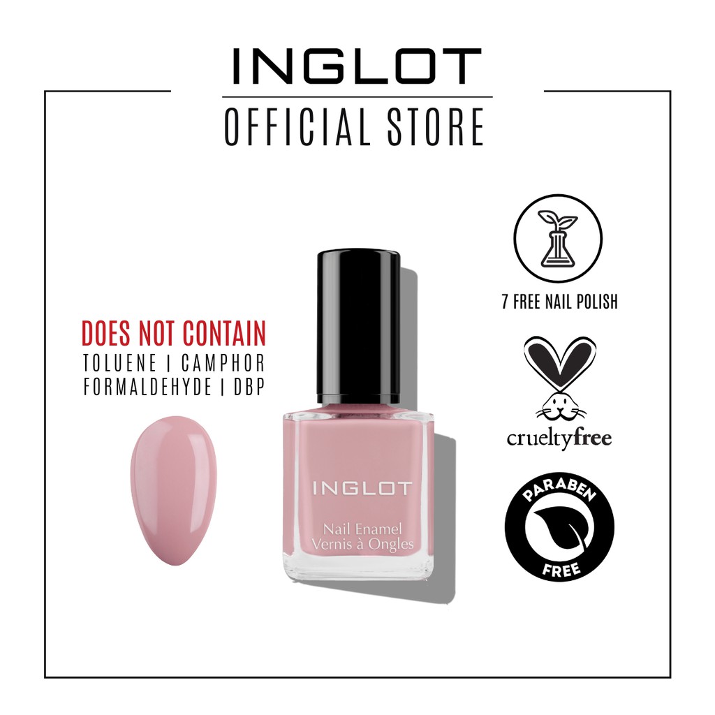 INGLOT NAIL POLISH (Does NOT contain toluene, formaldehyde, dibutyl phthalate (DBP) or camphor
