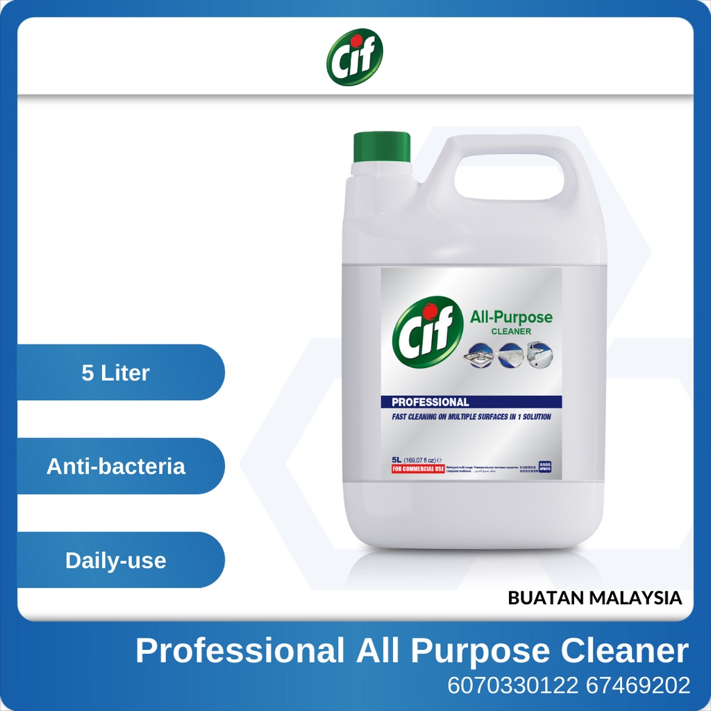 CIF 5L Professional All Purpose Cleaner 67469202 Shopee Malaysia