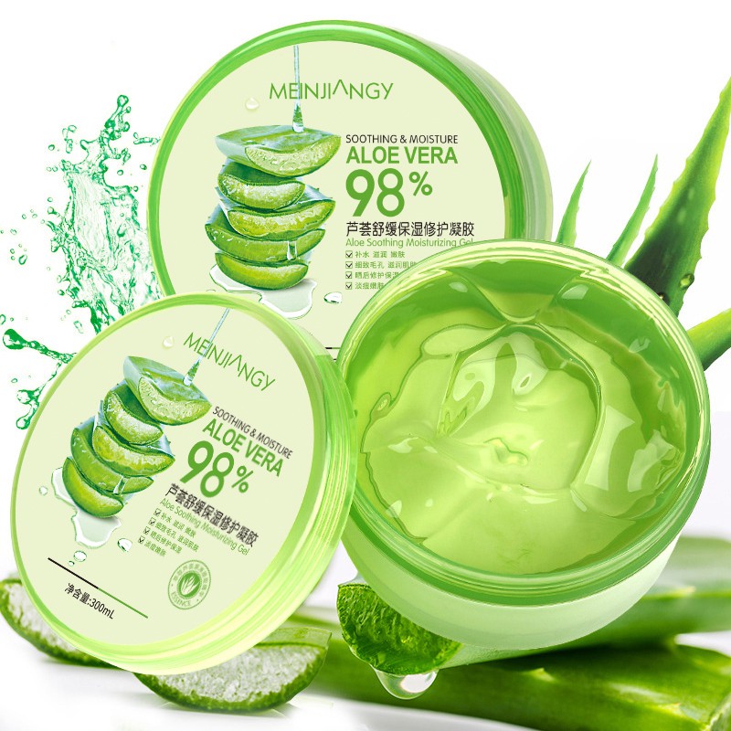300ml Aloe Vera Gel 98 Natural Face Creams Moisturizer Acne Treatment