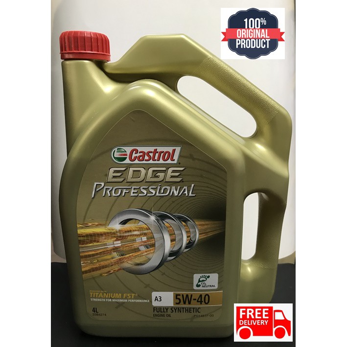 CASTROL EDGE PROFESSIONAL 5W40 TITANUM FST FULLY SYNTHETIC ENGING OIL
