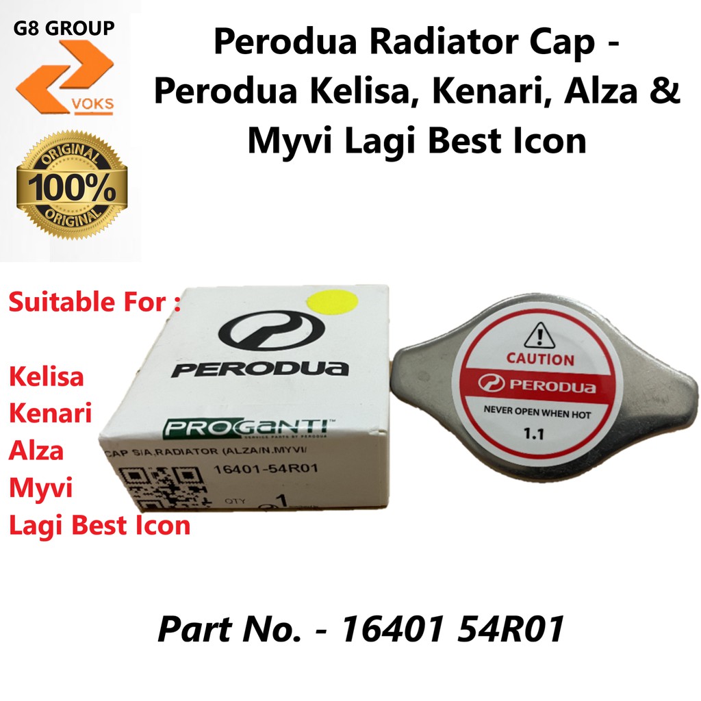 Perodua Radiator Cap Perodua Kelisa, Kenari, Alza & Myvi Lagi Best