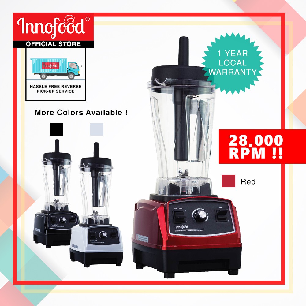 (OFFICIAL STORE) Innofood KTSX766 1500W (2L) High Speed with Hardened