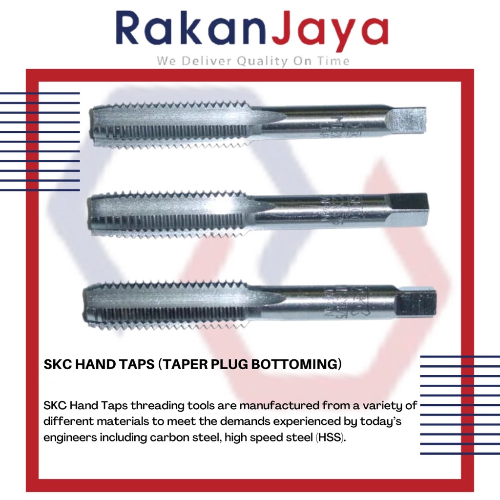 SKC HAND TAPS (TAPER PLUG BOTTOMING) (INCH) Shopee Malaysia