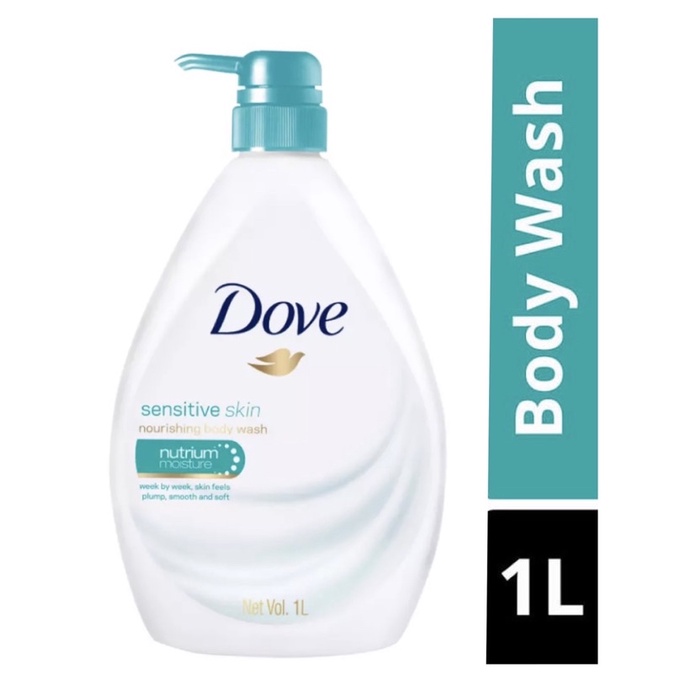 Dove Sensitive Skin Nourishing Body Wash 1 Liter Shopee Malaysia