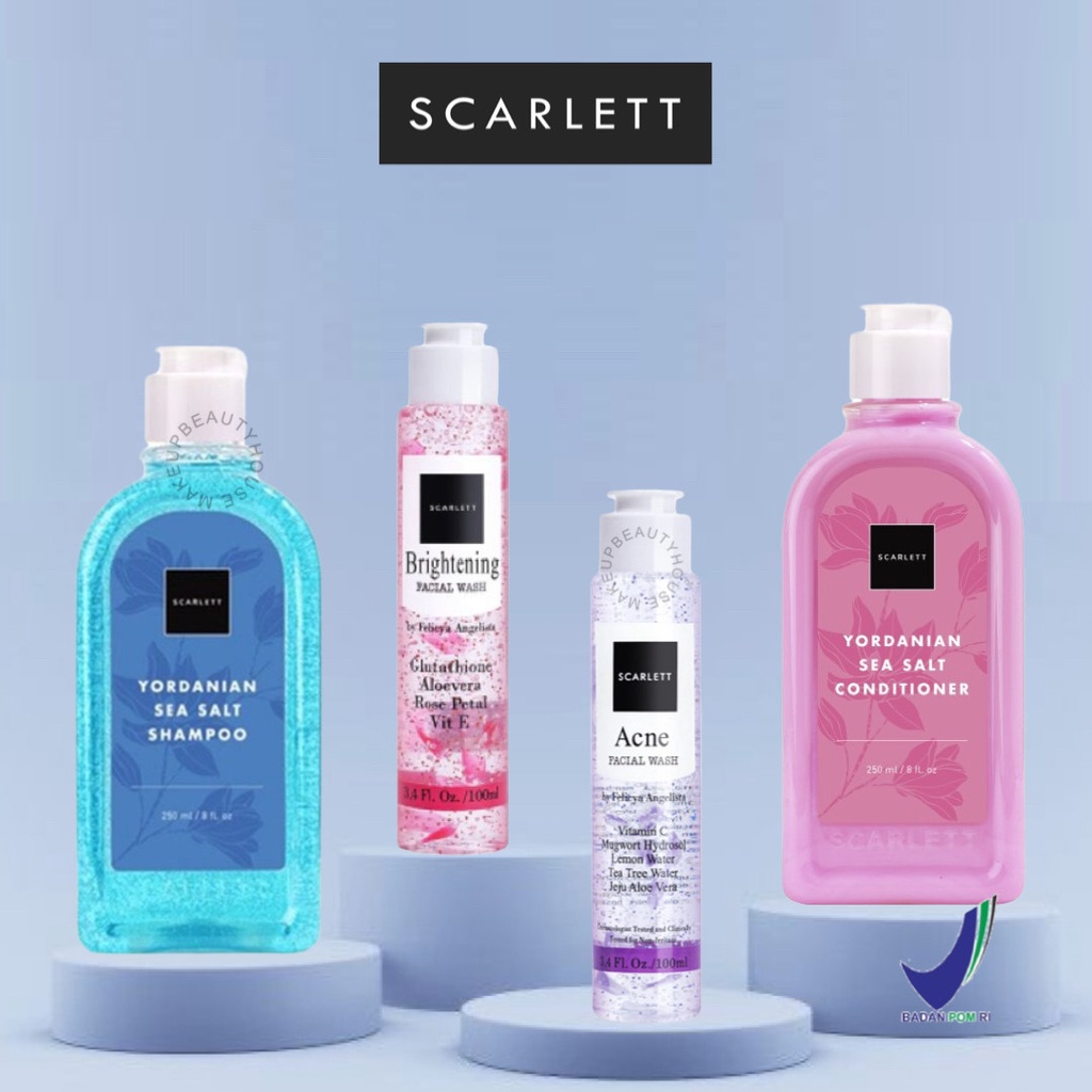 Scarlett Yordania Sea Salt (Shampoo / Conditioner) Facial Wash (Acne
