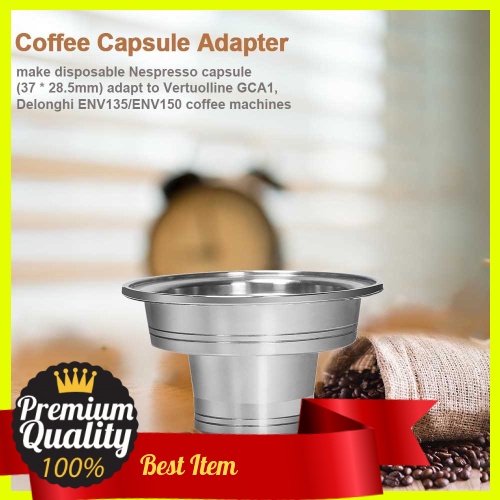Coffee Capsule Adapter Stainless Steel Coffee Capsule Converter