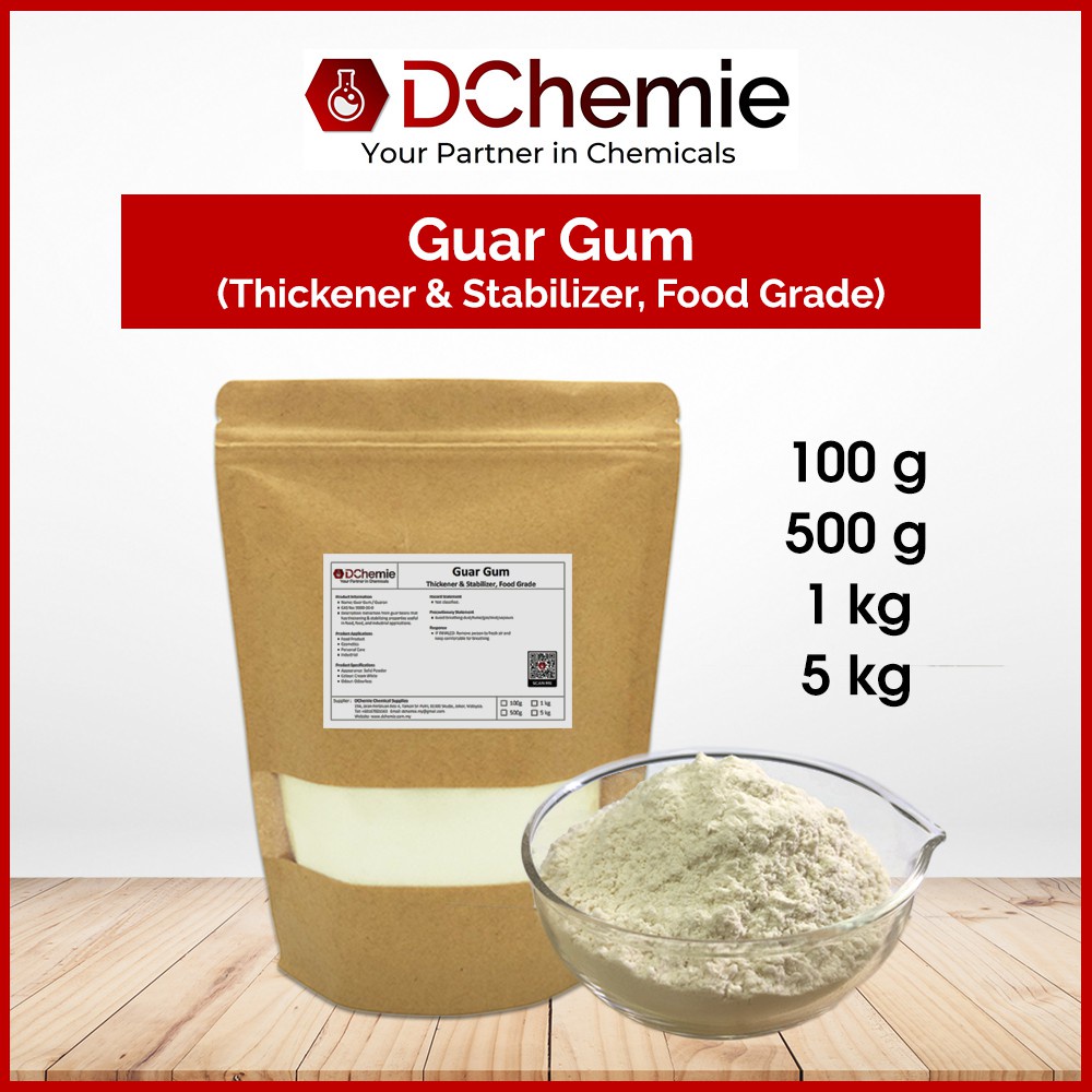 Guar Gum / Guaran (Food Grade) [100g 5kg] Thickener / Emulsifier