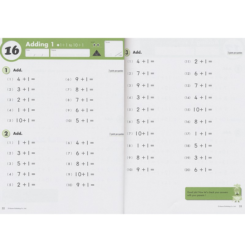 Kumon Math Workbooks Addition Grade 1 Official Education First Grade Addition Wo | Shopee Malaysia