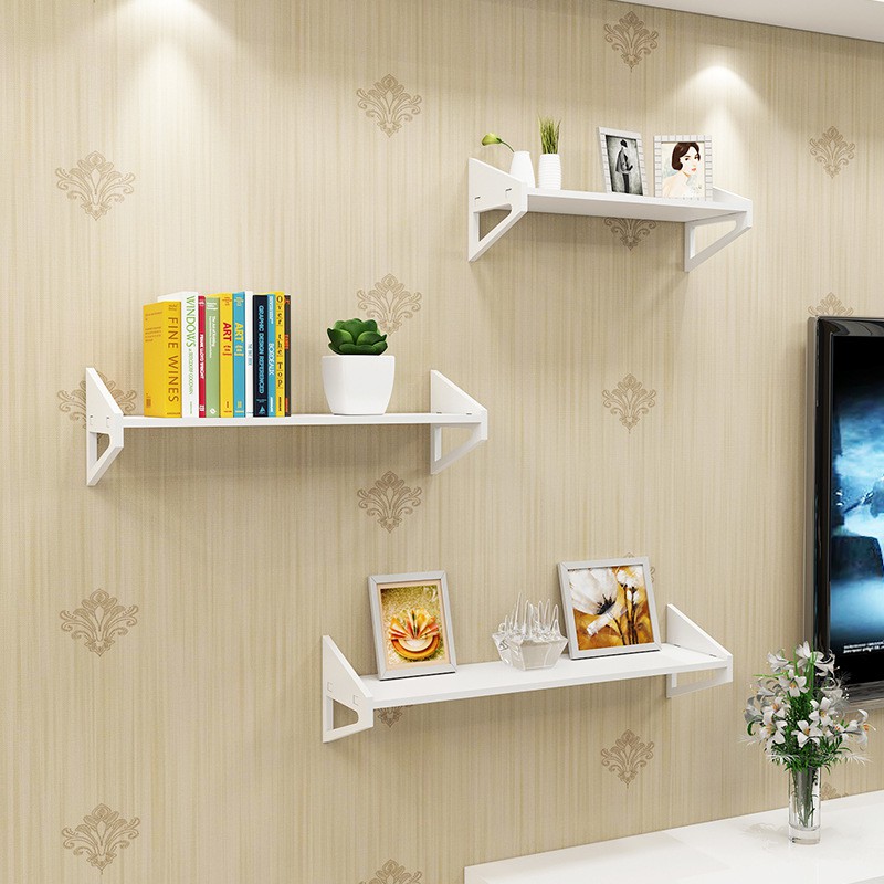 3pcs/lot PVC White Wall Rack Bookselves Wall Shelf Storage Holders Shopee Malaysia
