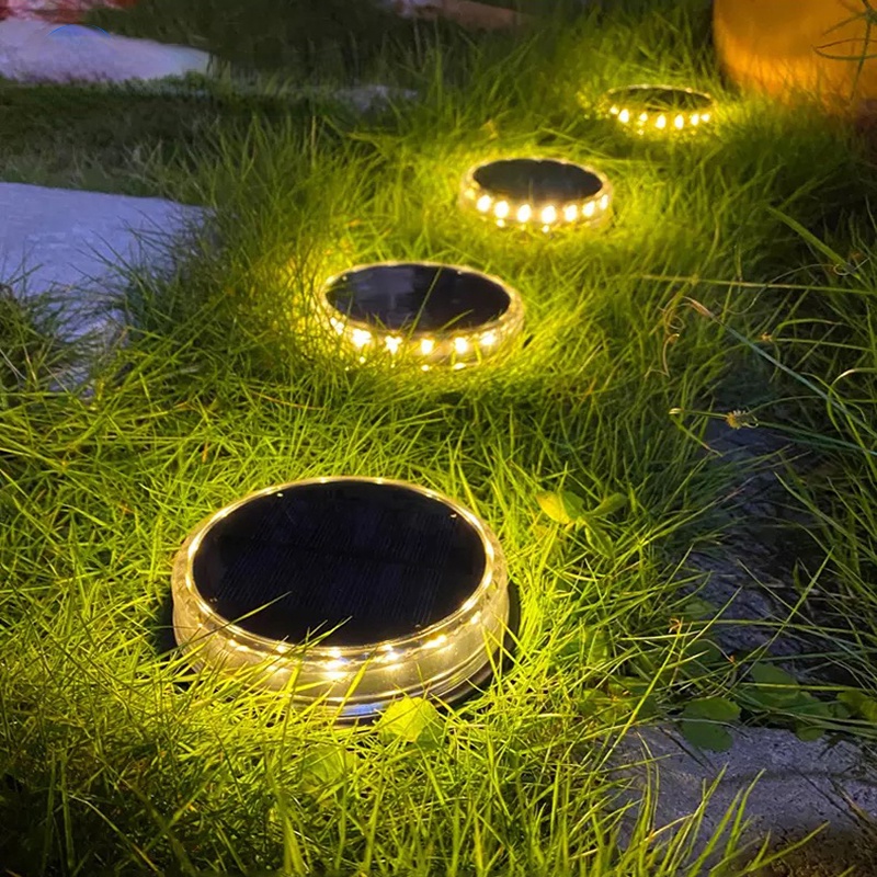 Solar Led Lawn Light Outdoor Garden Decor Lamp Waterproof for Pavilion