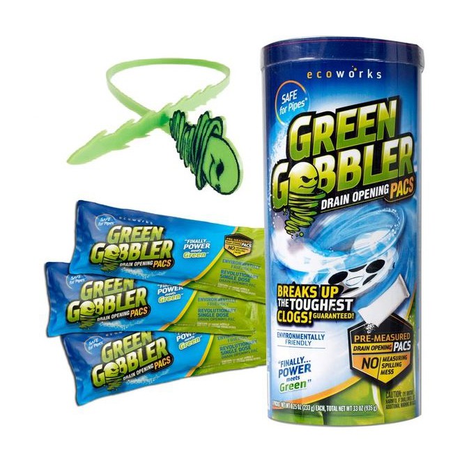 Drain Cleaner Green Gobbler 3 pac 1set High quality Shopee Malaysia