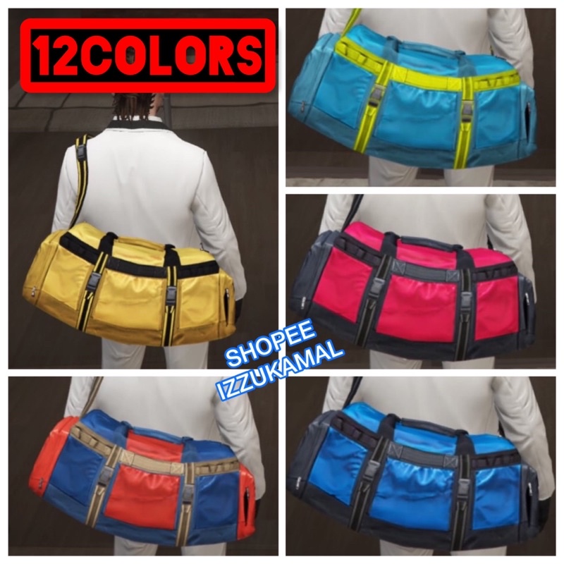 PS4 Gta Online Plain Duffel Bag (gta online money service) Shopee Malaysia