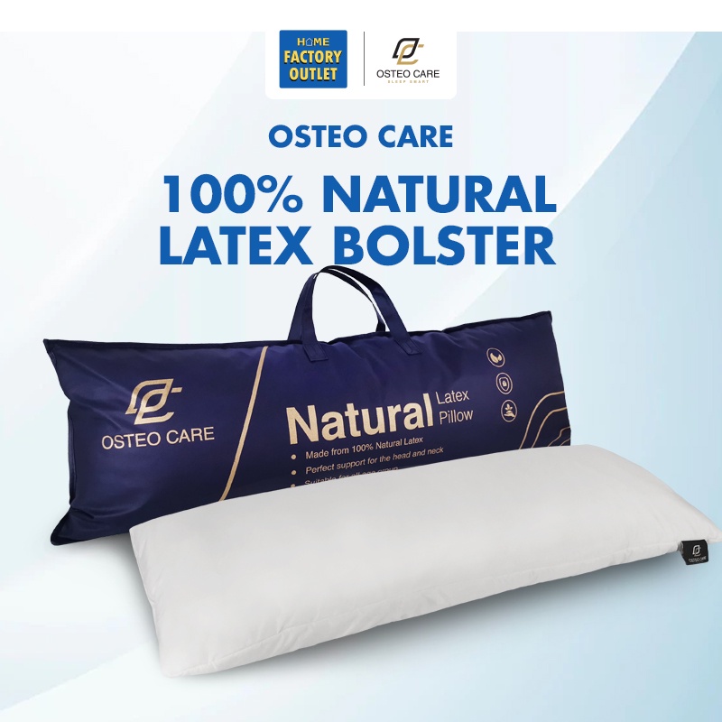OSTEO CARE 100 Natural Eco Latex Bolster (100cm x 28cm x 13cm