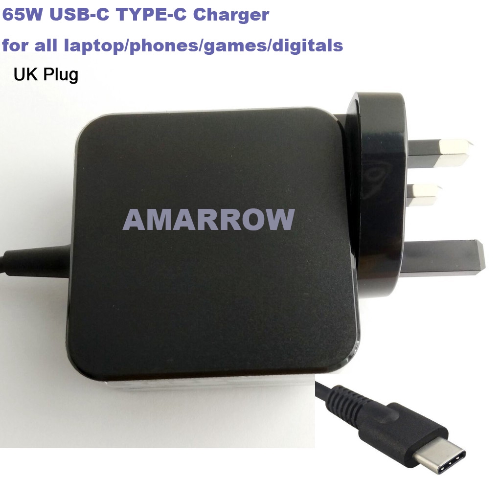 65W USB C TYPE C Universal Laptop Charger Adapter Power