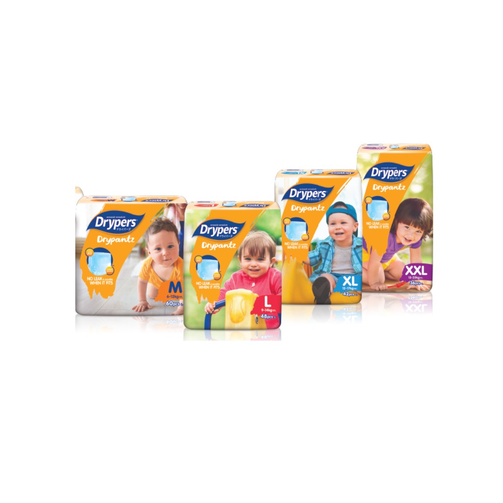 Drypers DryPantz Pampers M/ L/ XL/ XXL Shopee Malaysia