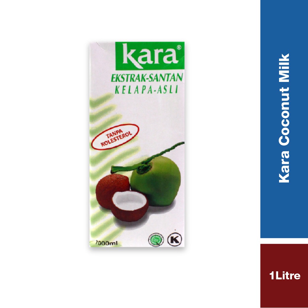 Kara Coconut Milk (1L) / Kara Santan Kelapa Asli (1L) Shopee Malaysia