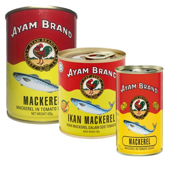 Ayam Brand Sardine Mackerel Assorted (155g, 230g, 425g) Shopee Malaysia