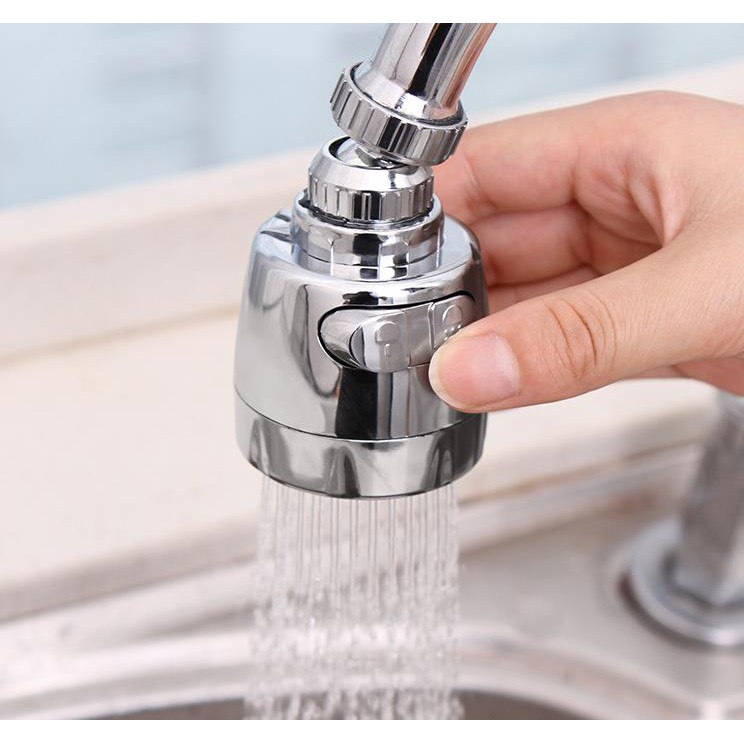 Creative faucet splash head extension extender universal tap water shower water can be rotated