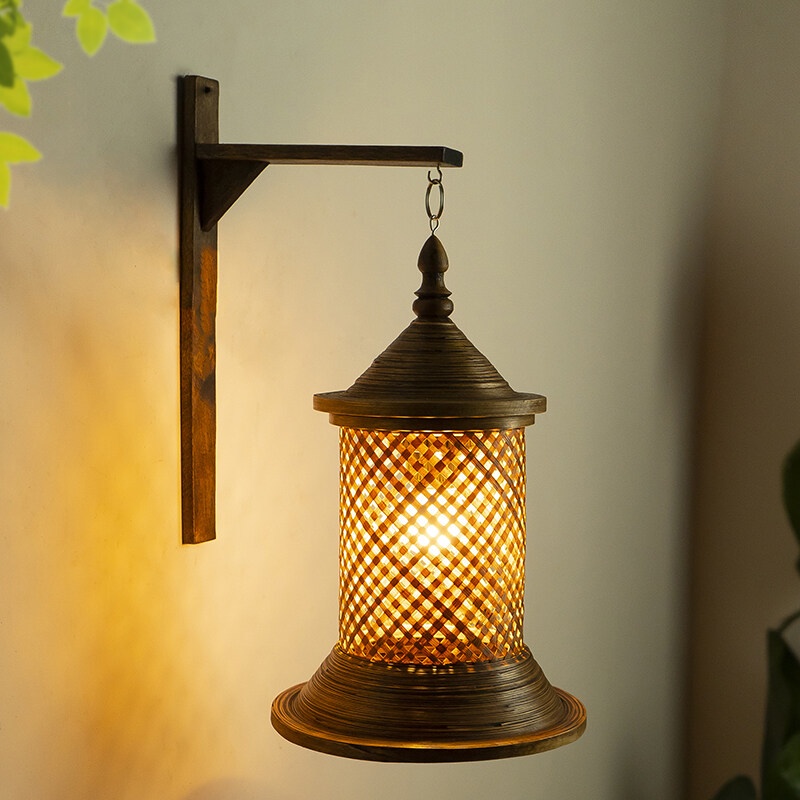 Rattan Wall Lights Bedroom Rattan Lights, Farmhouse Rustic Wall Lights
