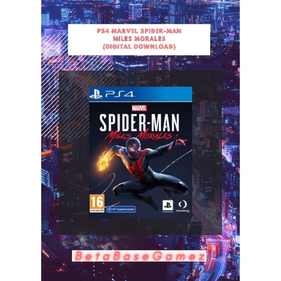 PS4 SpiderMan Miles Morales (Digital Download) Shopee Malaysia