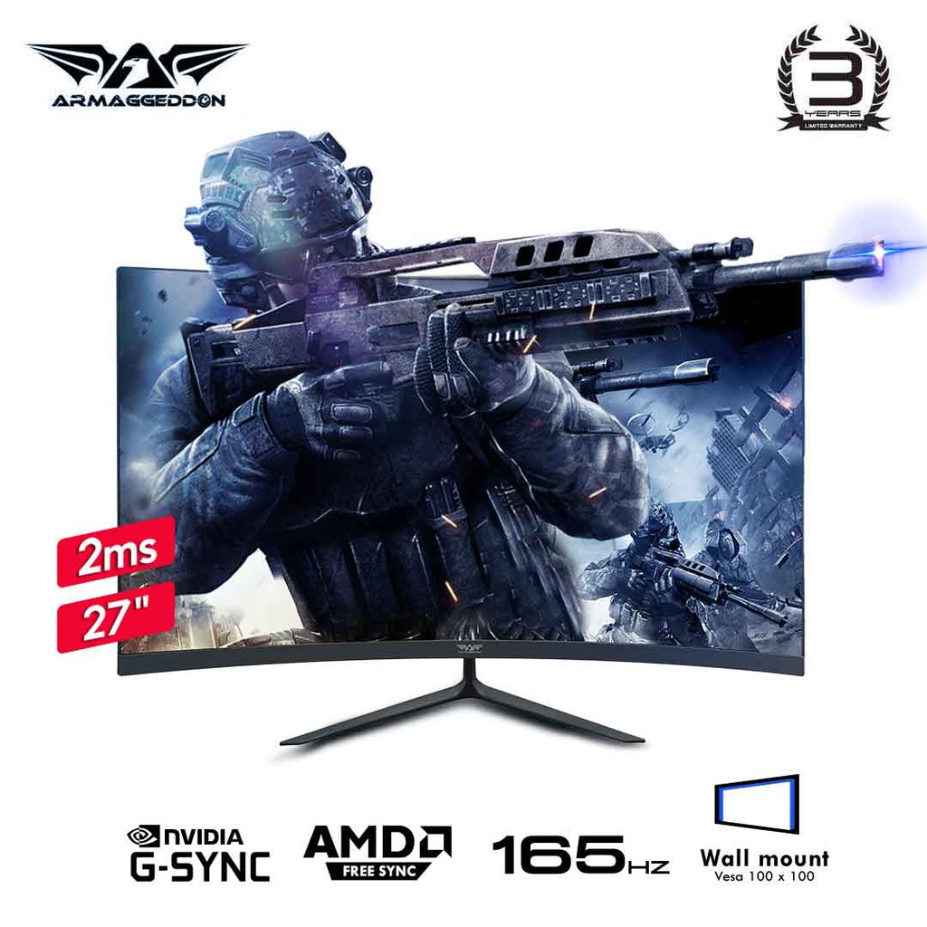 Armaggeddon Pixxel+ Xtreme XC27HD Super Gaming Monitor (27"/165Hz/2ms