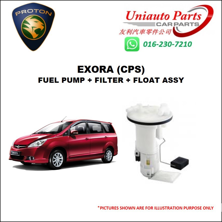 PROTON EXORA (CPS) PETROL FUEL PUMP + FUEL FILTER + FLOAT ASSY Shopee