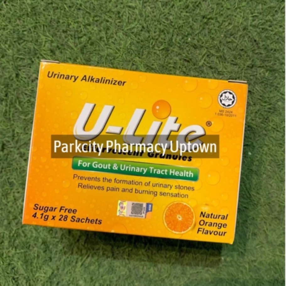 ULite Effervescent Granules Urinary Alkalinizer Natural Orange Flavour