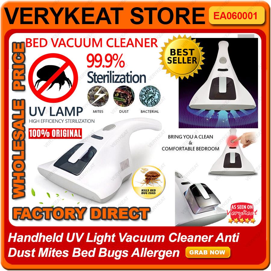 Handheld UV Light Vacuum Cleaner Anti Dust Mites Bed Bugs Allergen