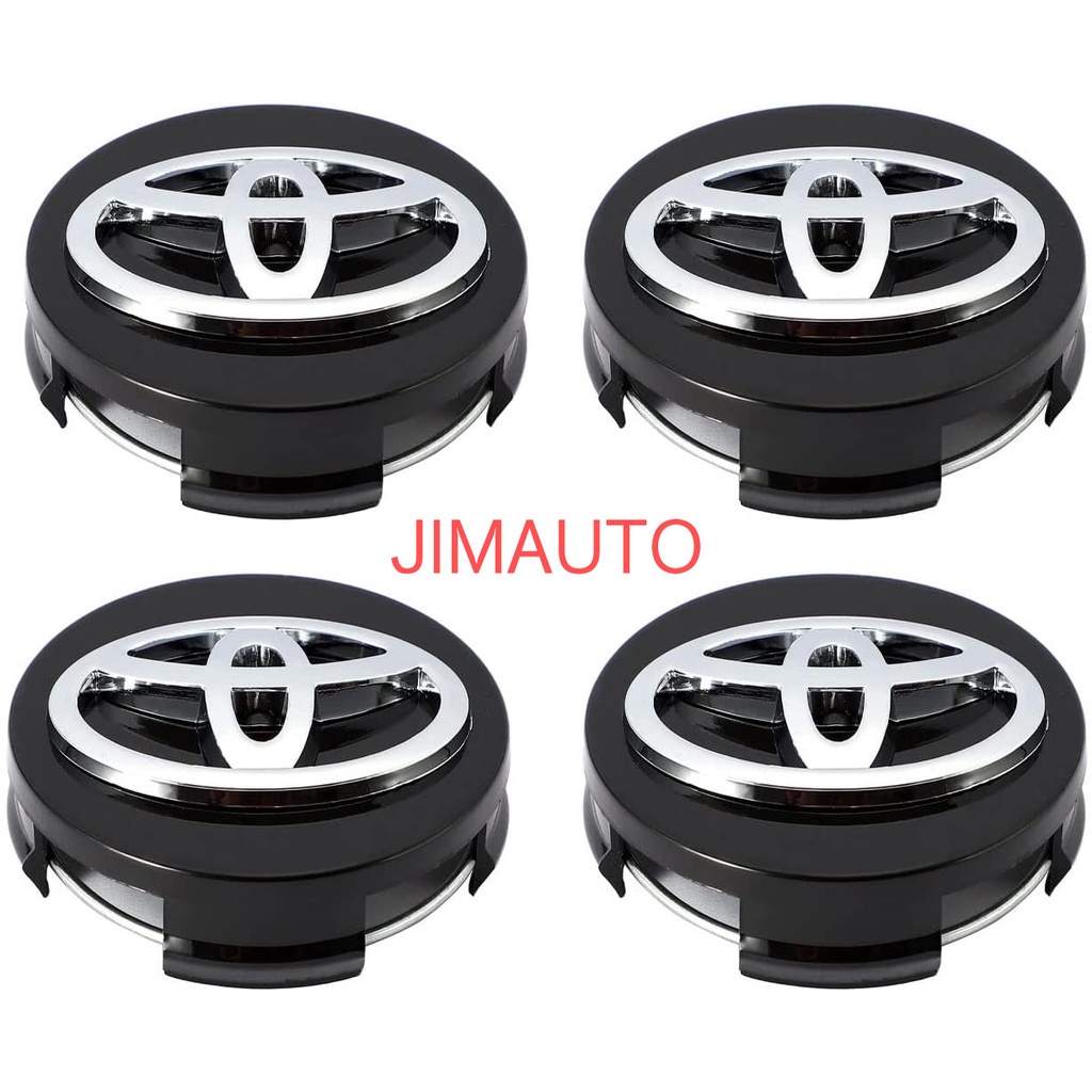 (COD Ready Stock) 4pcs Toyota Car Logo Wheel Center Hub Caps 62mm