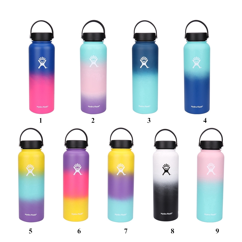 Hydro Flask 40OZ (1200 ml) Gradient Color Stainless Steel Space Large Capacity Portable Outdoor